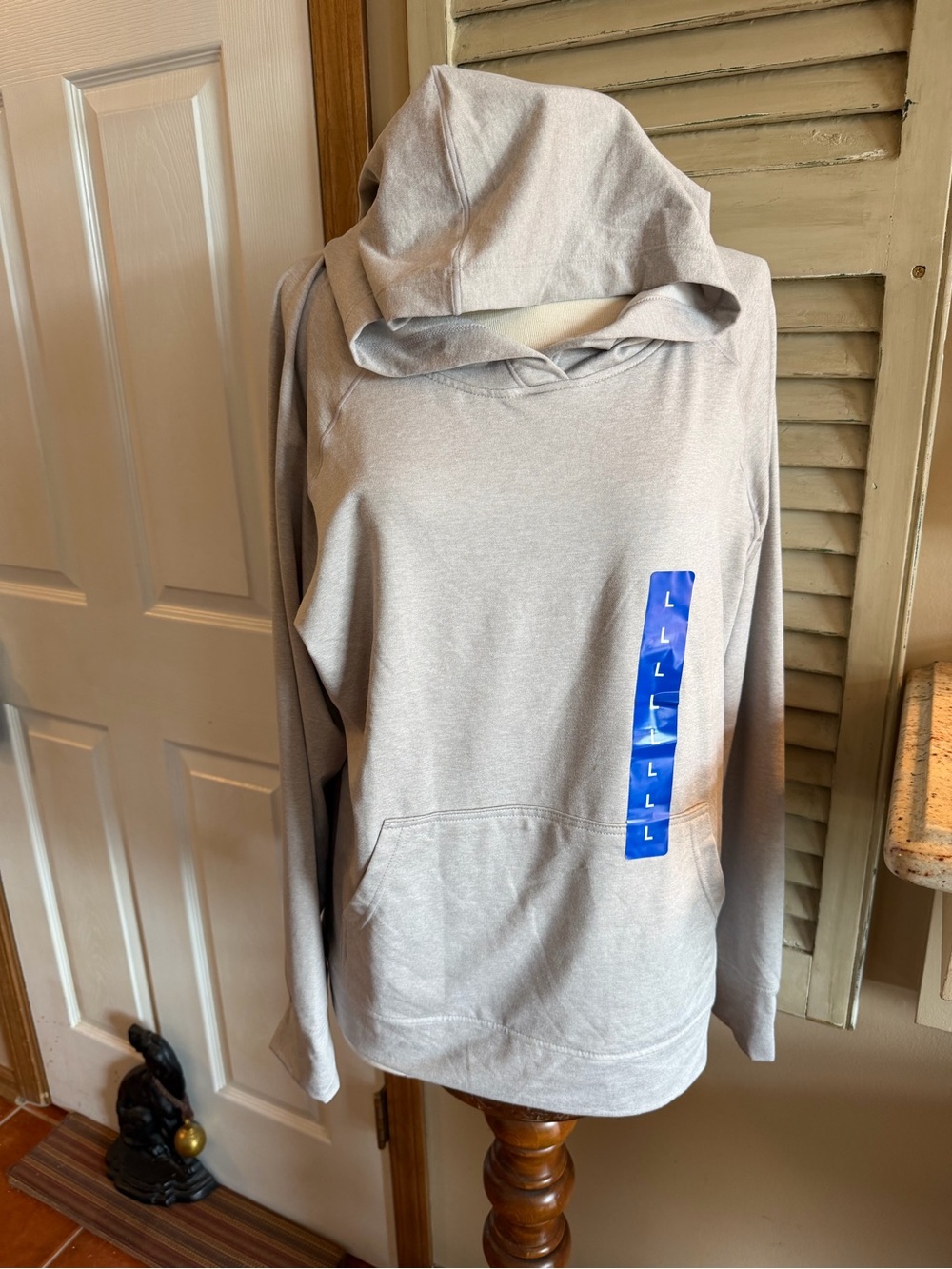 DANSKIN Melange Hoodie in Ashes of Roses Heather